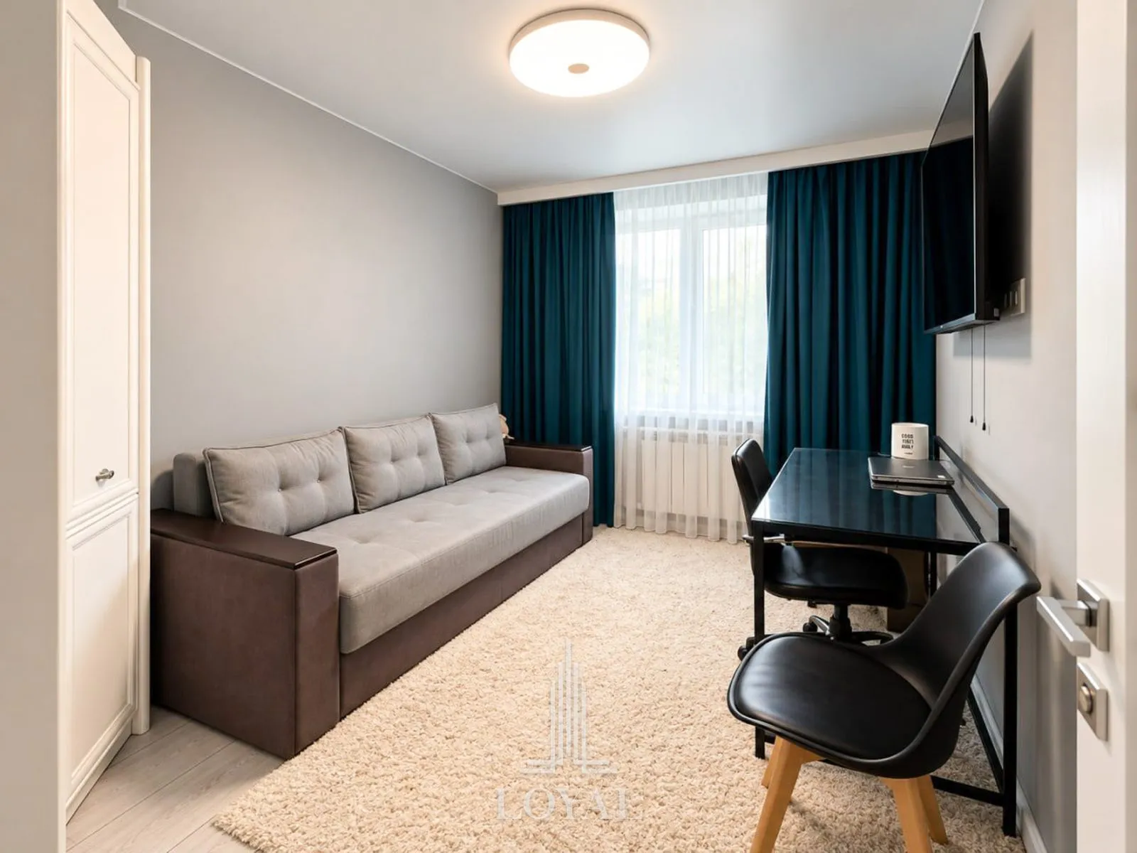 2-комнатная квартира, 55 м² — Изображение 1