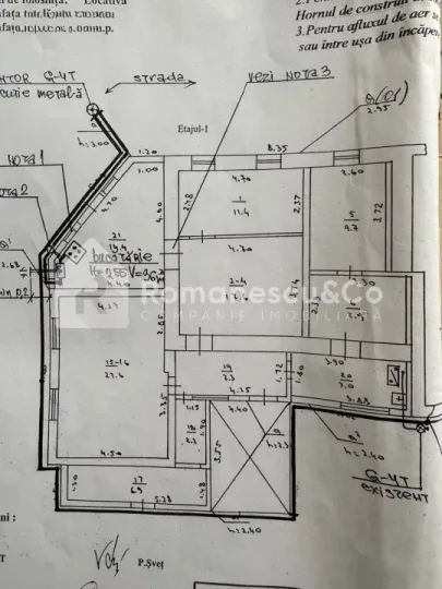 1-etaje casă, 3 camere, 112 m² — Imagine 3