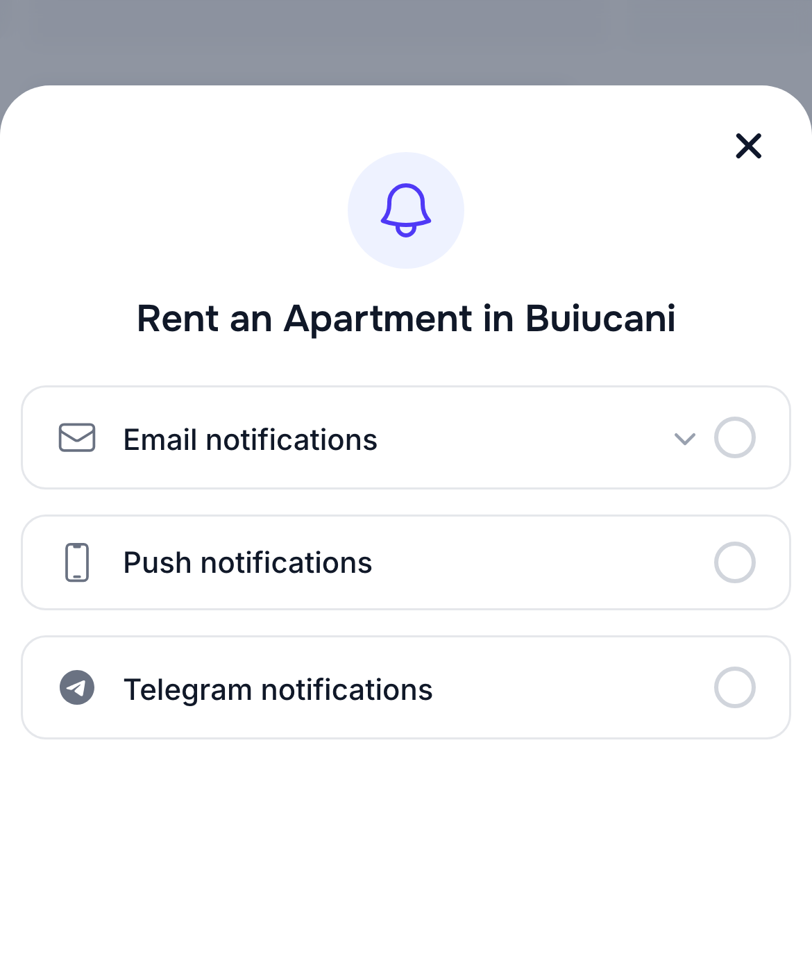 Choosing how to receive search alerts